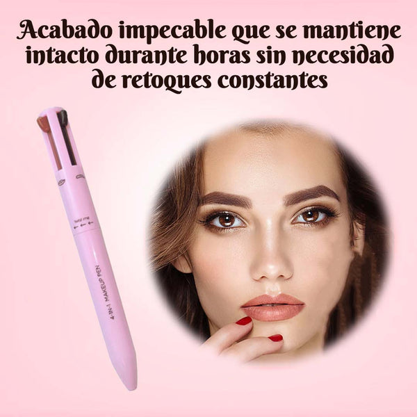 LAPIZ DE MAQUILLAJE PRO 4 EN 1  - RESISTENTE AL AGUA