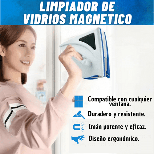 Limpiador de Vidrios Magnético