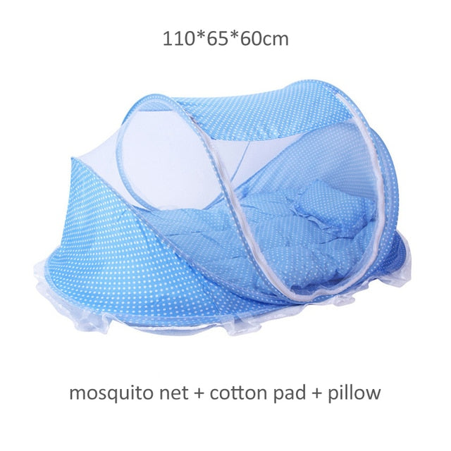 Cuna Portátil Anti-mosquitos con Musical